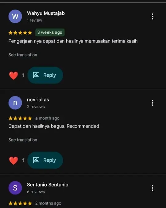 Testimoni 1